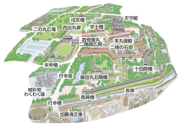 鉄壁の縄張りを誇る築城名手の居城 熊本城 歴史人